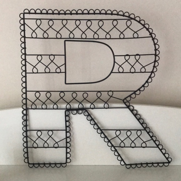 Pottery Barn Teen Wall Art Pottery Barn Wire Wall Letter R
